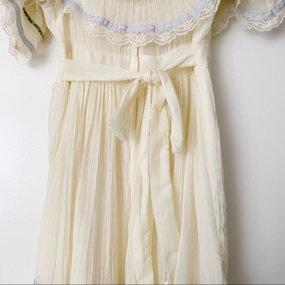 Gunne Sax Off the Shoulder Tiered Maxi Dress - Picture 8 of 13